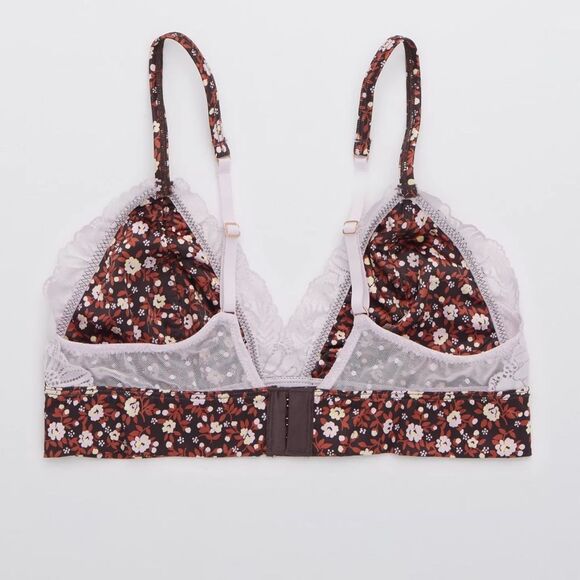 Aerie Shine floral triangle bralette - Picture 4 of 11